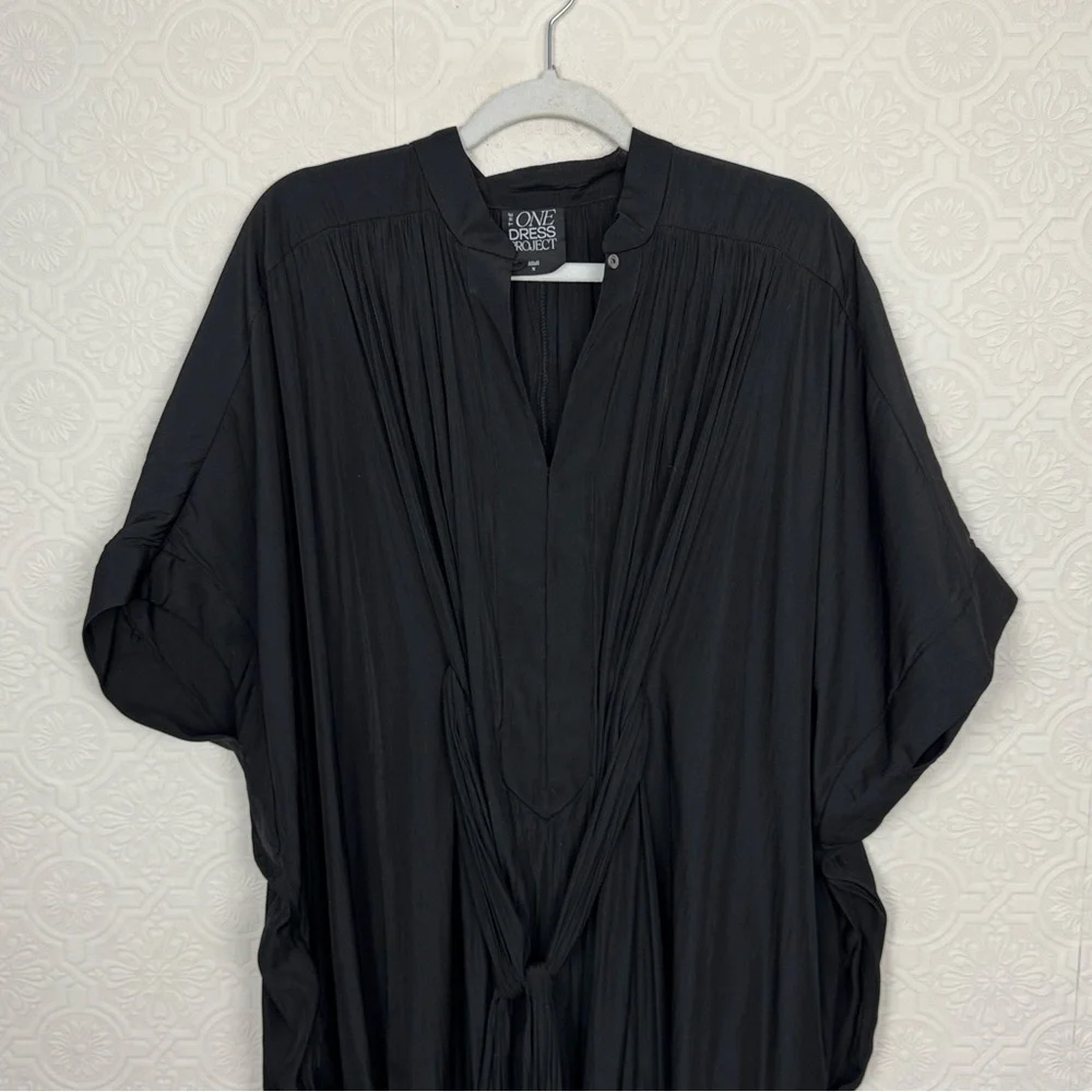 Ever By X The One Dress Project Multiwear Shirt Midi Belted Black Resort Flowy - Picture 9 of 15